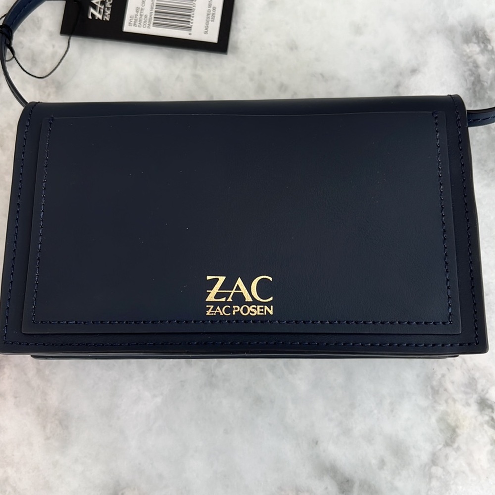 Zac Posen crossbody earthette crossbody NWT Parisian nights color ZP5579-402 - Picture 7 of 10